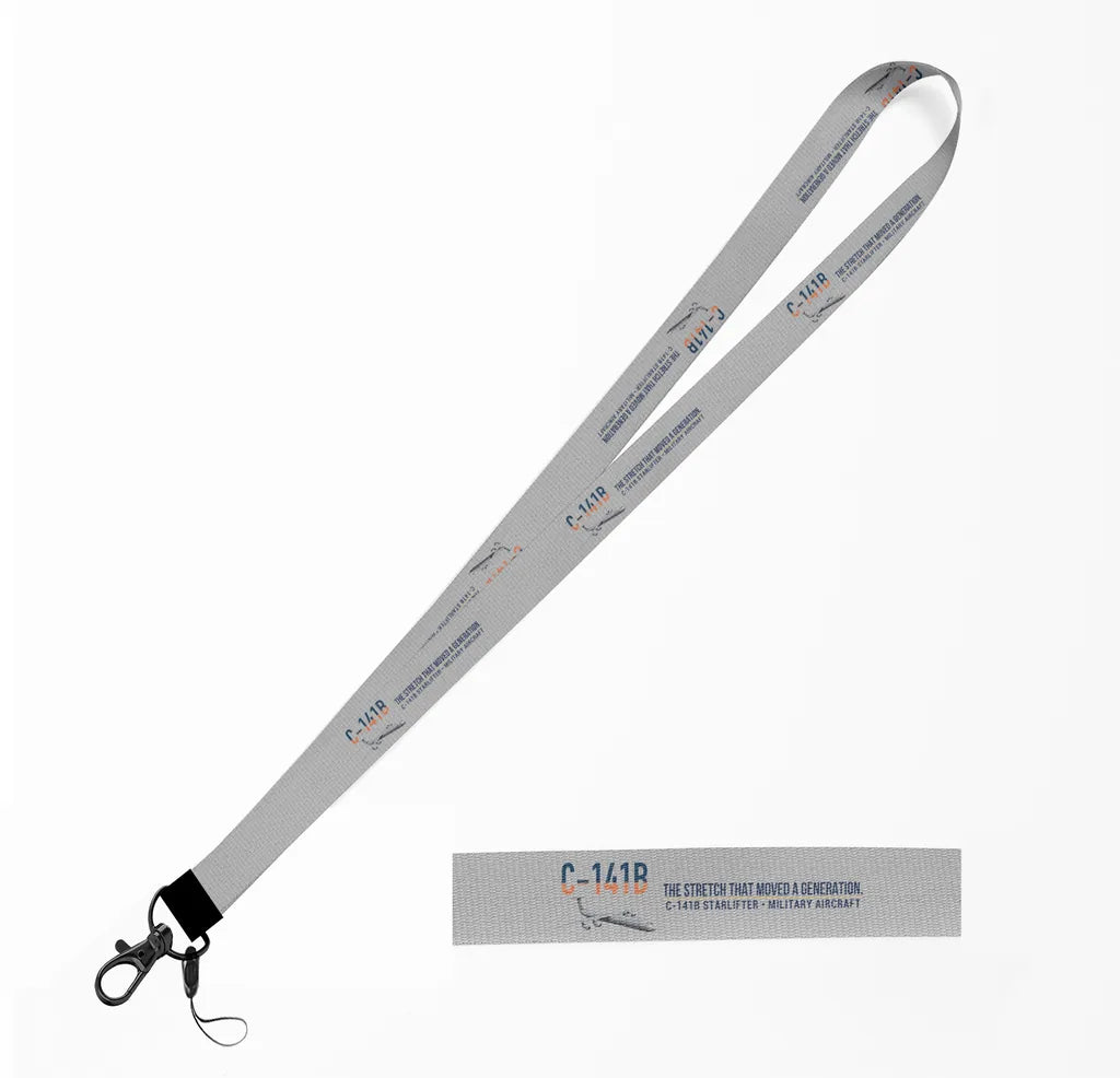 C-141B Starlifter lanyard - light gray