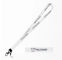 Thumbnail for C-21A Learjet lanyard - white