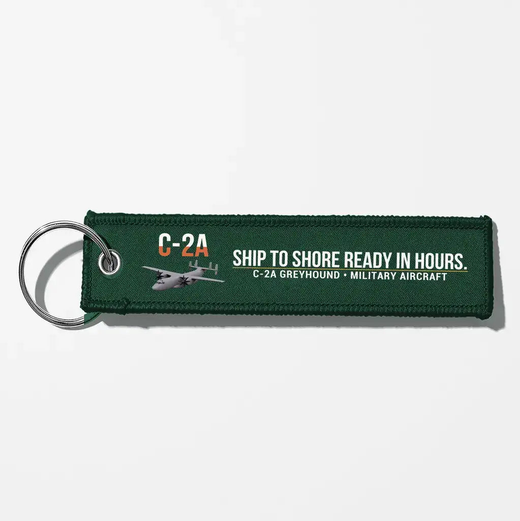 C-2A Greyhound Aviator Key Chains - Dark Green