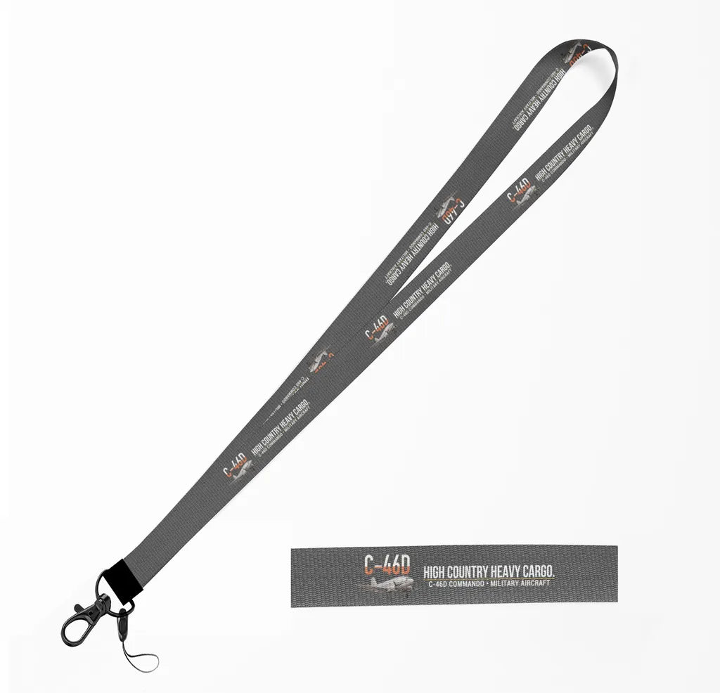 C-46D Commando lanyard - gray
