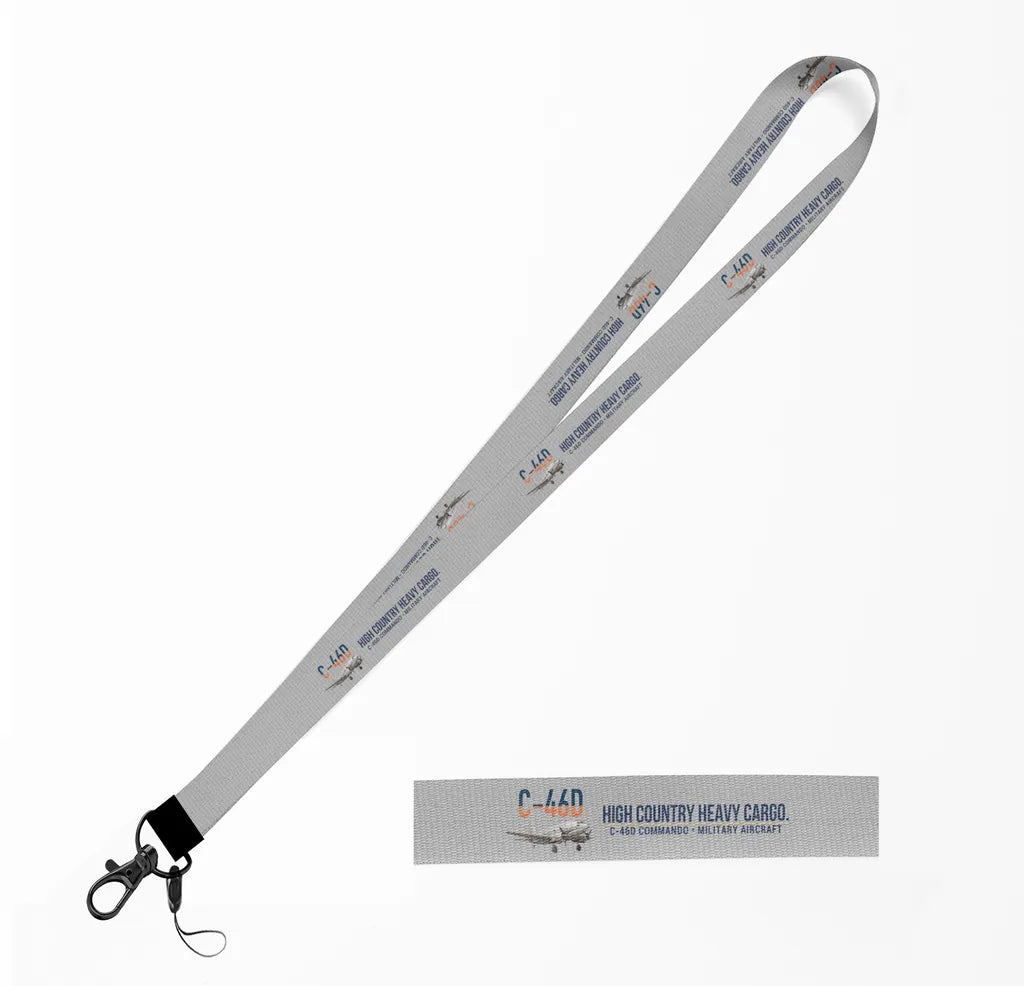 C-46D Commando lanyard - light gray
