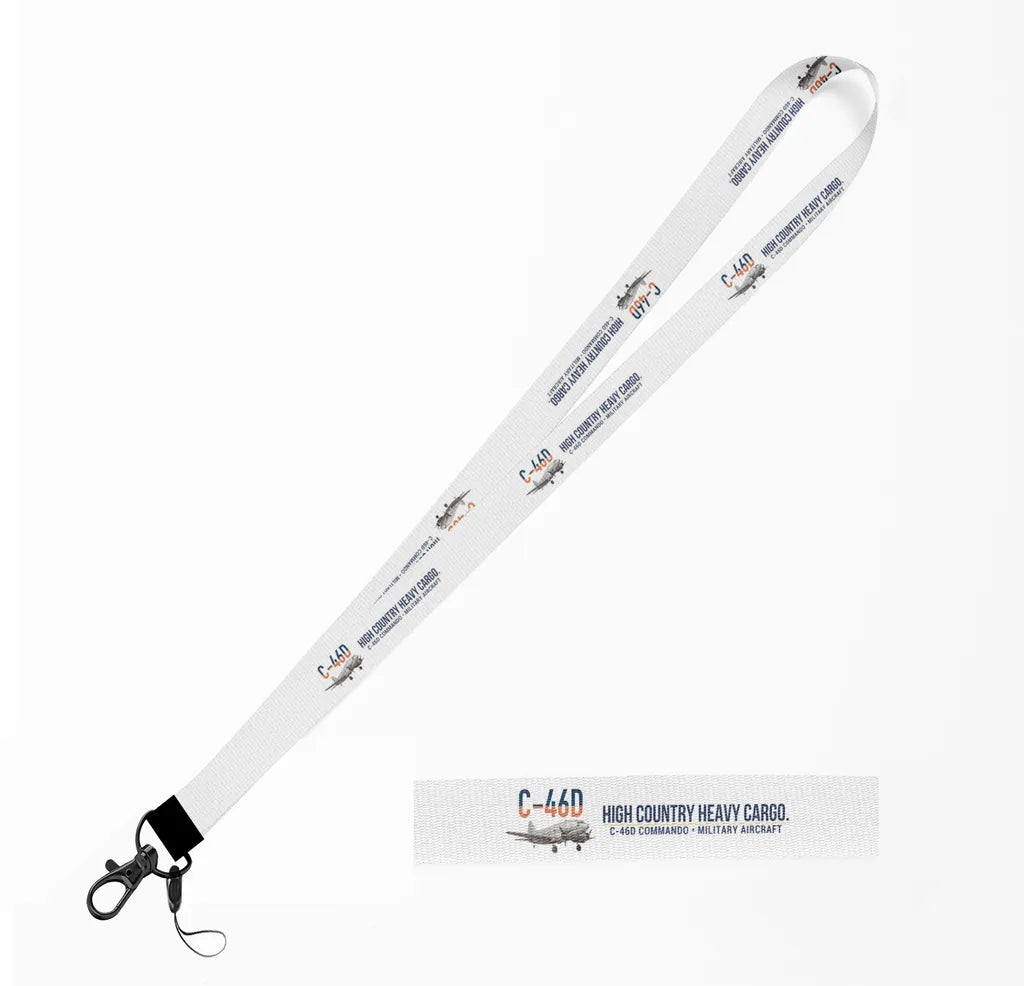 C-46D Commando lanyard - white