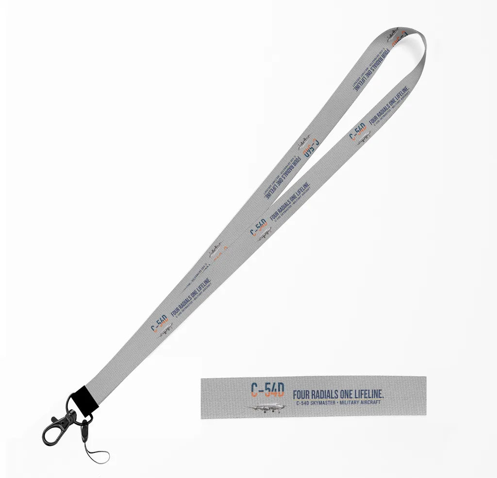 C-54D Skymaster lanyard - light gray