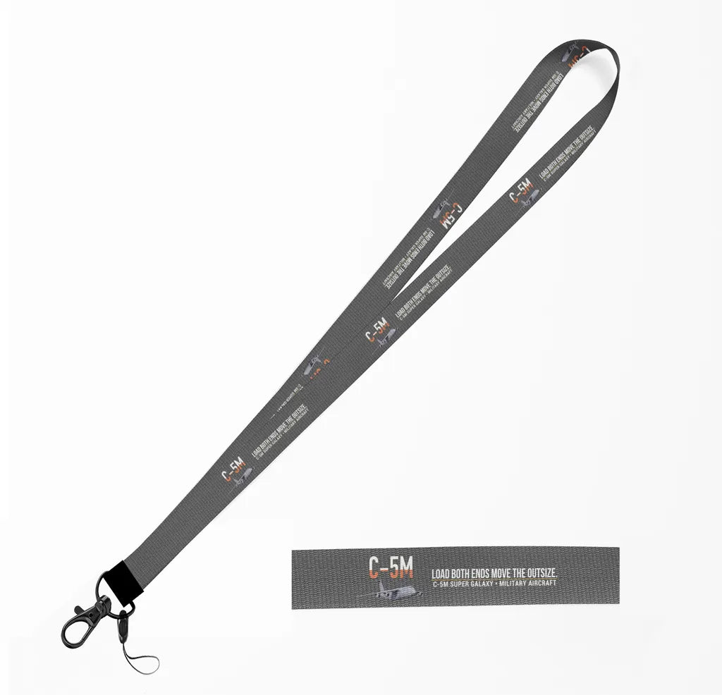 C-5M Super Galaxy lanyard - gray