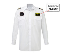 Thumbnail for Fighter Jet 16 - Death From Above Designed Long Sleeve Pilot Shirts