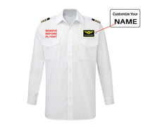 Thumbnail for Remove Before Flight Designed Long Sleeve Pilot Shirts