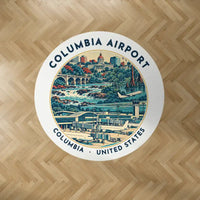 Thumbnail for Columbia Metropolitan Airport (CAE) Carpets - Carpet Round - Badge - White V2