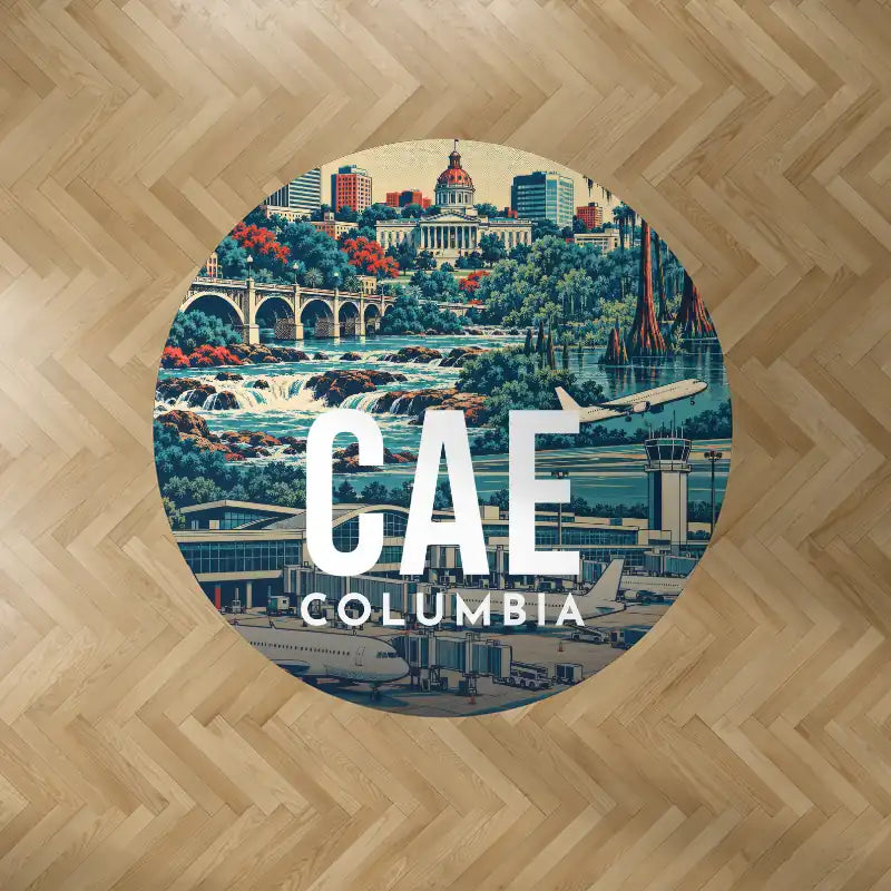 Columbia Metropolitan Airport (CAE) Carpets - Carpet Round - Scene V2