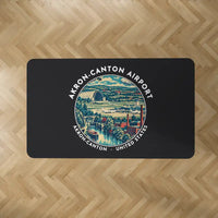 Thumbnail for Akron-Canton Airport (CAK) Carpets - Carpet Rectangle - Badge - Black V2