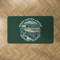 Thumbnail for Akron-Canton Airport (CAK) Carpets - Carpet Rectangle - Badge - Dark Green