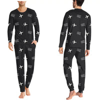 Thumbnail for Akron-Canton Airport (CAK) Pajamas - Men Pajamas - Black