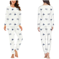 Thumbnail for Akron-Canton Airport (CAK) Pajamas - Women Pajamas - White