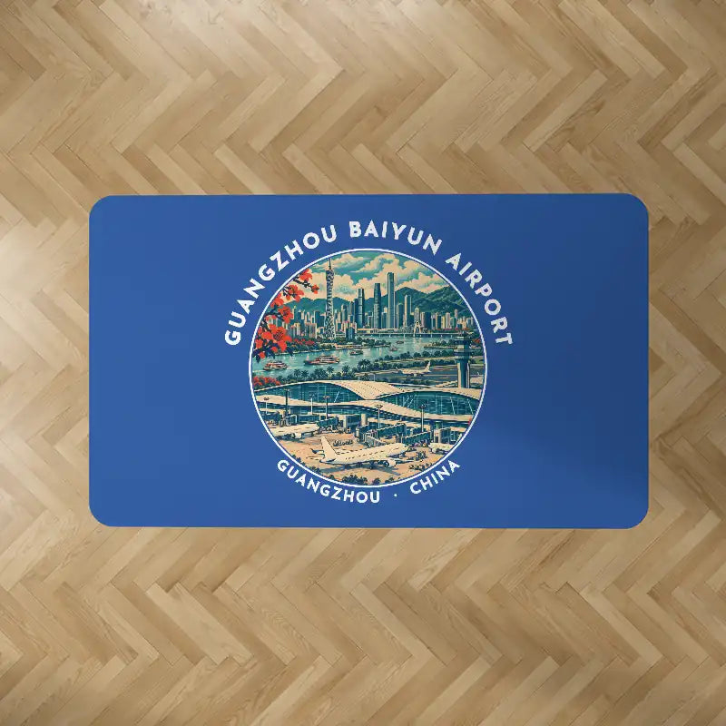 Guangzhou Baiyun International Airport (CAN) Carpets - Carpet Rectangle - Badge - Blue V2