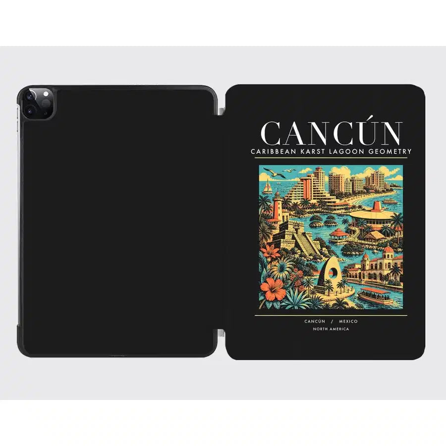CANCÚN - Poster - iPad Case - Black