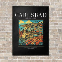 Thumbnail for CARLSBAD - Poster - Canvas Framed - Black