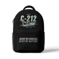Thumbnail for CASA C-212-100 Aviocar - 3D Backpack - Cartoon - Black