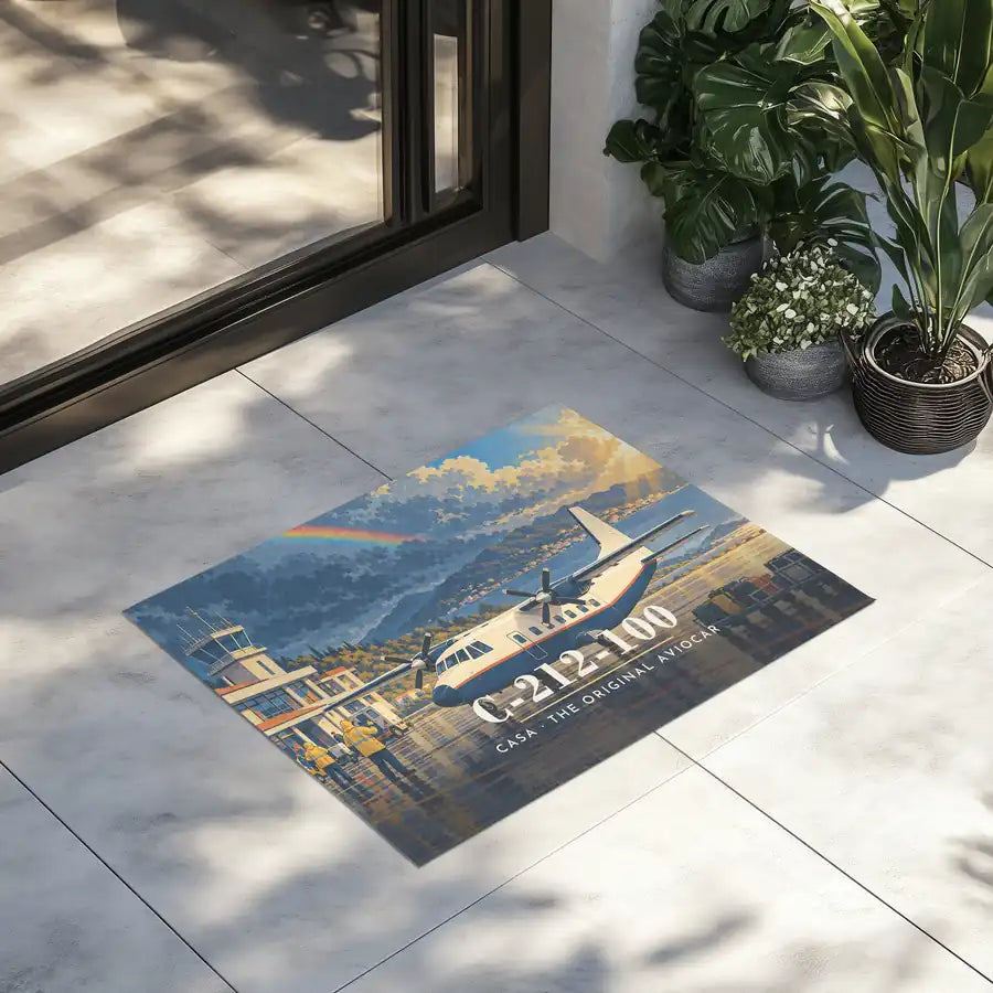 CASA C-212-100 Aviocar - 3D - Door Mat