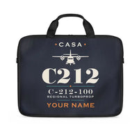 Thumbnail for CASA C-212-100 Aviocar - Heritage + Name - Laptop Bag