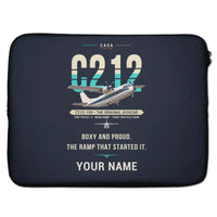 Thumbnail for CASA C-212-100 Aviocar - Original + Name - Laptop Sleeve