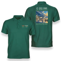 Thumbnail for CASA C-212-100 Aviocar - Poster - Double-Side Polo - Green