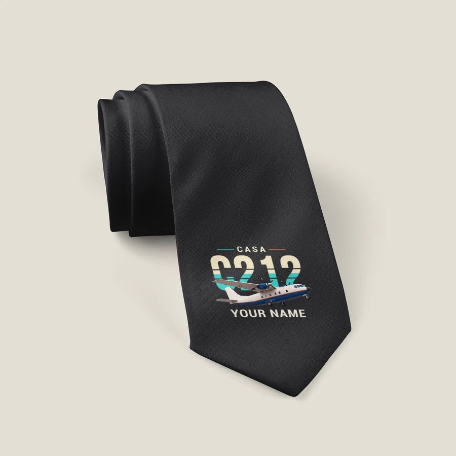 CASA C-212-200 Aviocar - Original + Name - Tie - Black