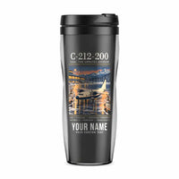 Thumbnail for CASA C-212-200 Aviocar - Poster + Name - Plastic (No Holder) - Gray