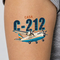 Thumbnail for CASA C-212-200 Aviocar - Tattoo - Cartoon