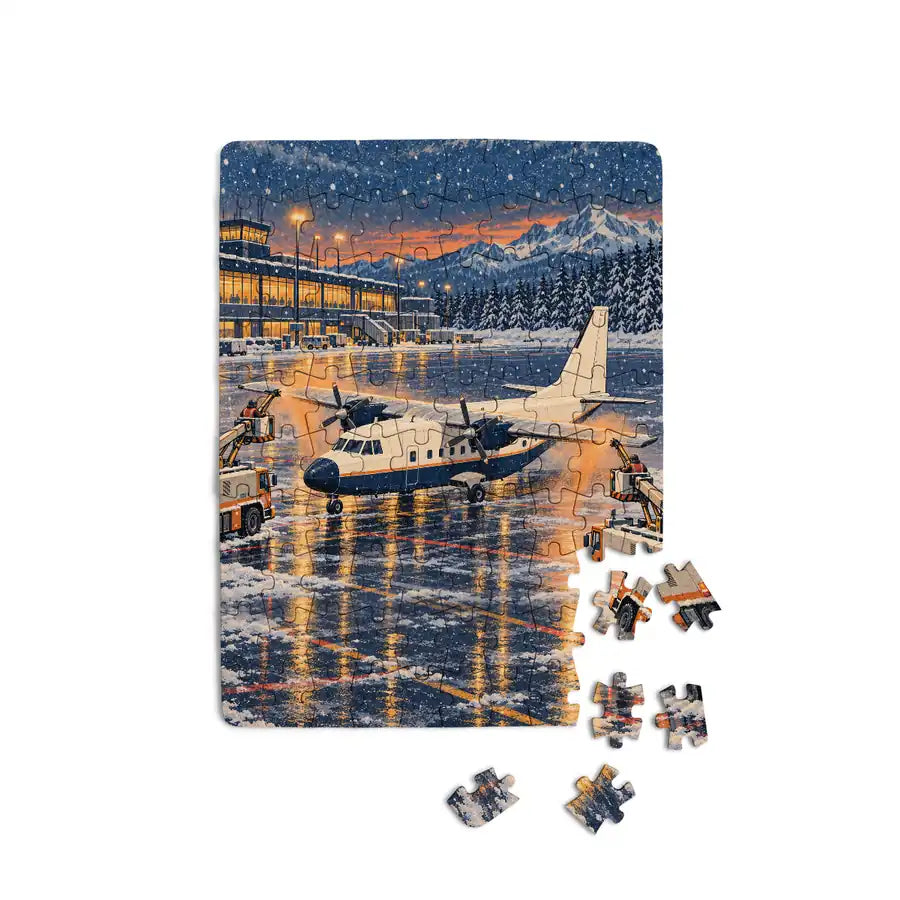 CASA C-212-200 Aviocar - Vertical - Canvas Puzzle