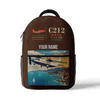 Thumbnail for CASA C-212-300 Aviocar - 3D Backpack - Brown + Name