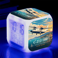Thumbnail for CASA C-212-300 Aviocar - 3D + Name - Alarm Clock