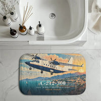 Thumbnail for CASA C-212-300 Aviocar - 3D + Name - Bath Mat