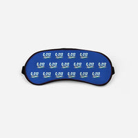 Thumbnail for CASA C-212-300 Aviocar - Cartoon Pattern - Sleep Mask - Blue