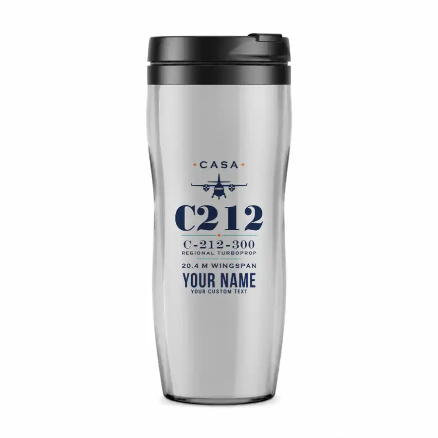 CASA C-212-300 Aviocar - Heritage + Name - Plastic (No Holder) - Light Gray