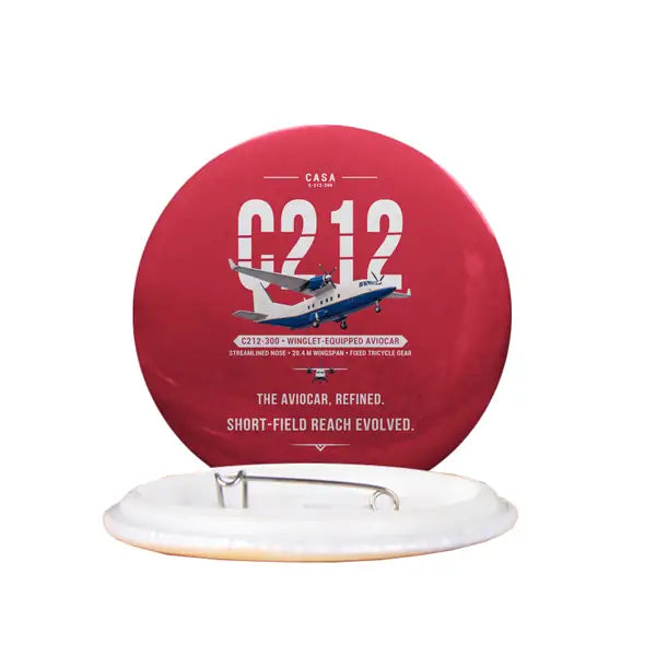 CASA C-212-300 Aviocar - Original - Pin - Red