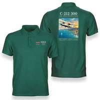 Thumbnail for CASA C-212-300 Aviocar - Poster - Double-Side Polo - Green