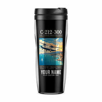 Thumbnail for CASA C-212-300 Aviocar - Poster + Name - Plastic (No Holder) - Black