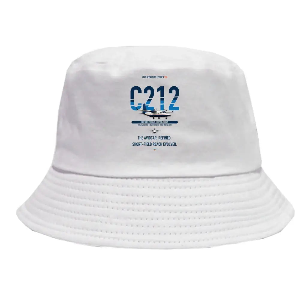 CASA C-212-300 Aviocar summer hat - white