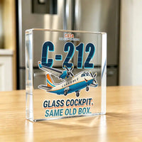 Thumbnail for CASA C-212-400 Aviocar - Crystal Ornament - Cartoon - Kitchen