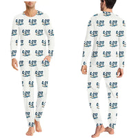 Thumbnail for CASA C-212-400 Aviocar - Men Pajamas - Cartoon Pattern - White