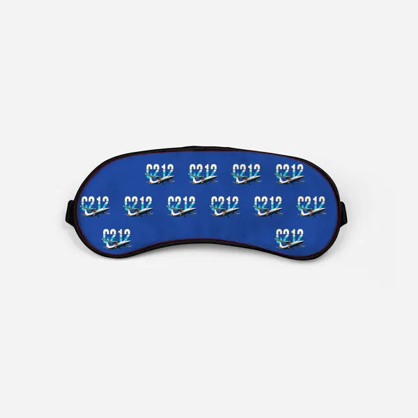 CASA C-212-400 Aviocar - Original Pattern - Sleep Mask - Blue