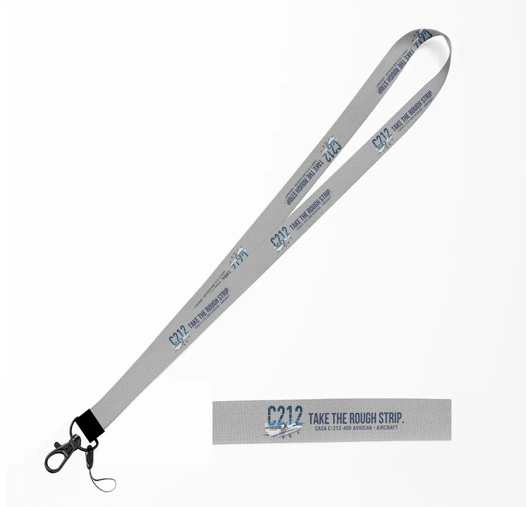 CASA C-212-400 Aviocar lanyard - light gray