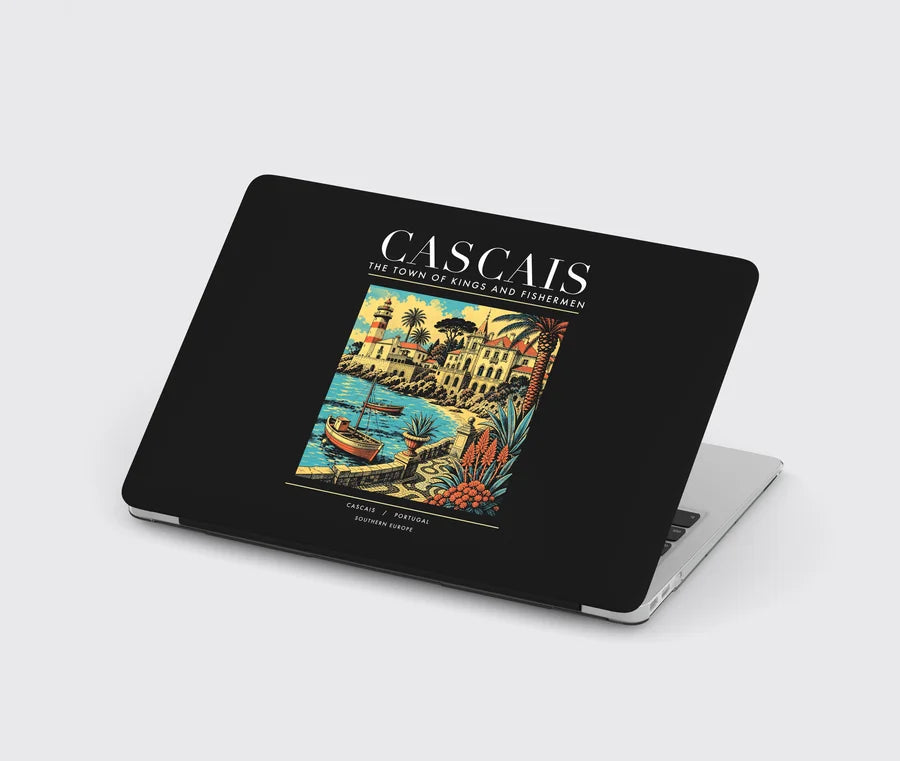 CASCAIS - Poster - MacBook Case - Black