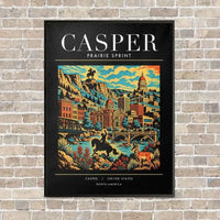Thumbnail for CASPER - Poster - Canvas Framed - Black