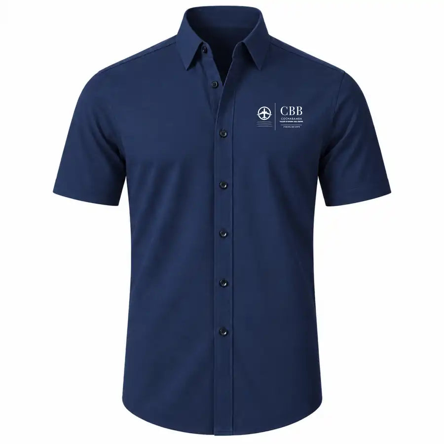 Jorge Wilstermann International Airport (CBB) Shirts - Short Sleeve Shirt - Front - Dark Blue