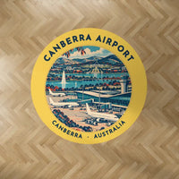 Thumbnail for Canberra Airport (CBR) Carpets - Carpet Round - Badge - Yellow V2