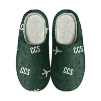 Thumbnail for Simon Bolivar International Airport (Maiquetia) (CCS) Slippers & Flip Flops - Slippers - Cotton - Pattern - Dark Green