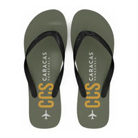 Thumbnail for Simon Bolivar International Airport (Maiquetia) (CCS) Slippers & Flip Flops - Slippers - Flip Flops - Code - Green Army