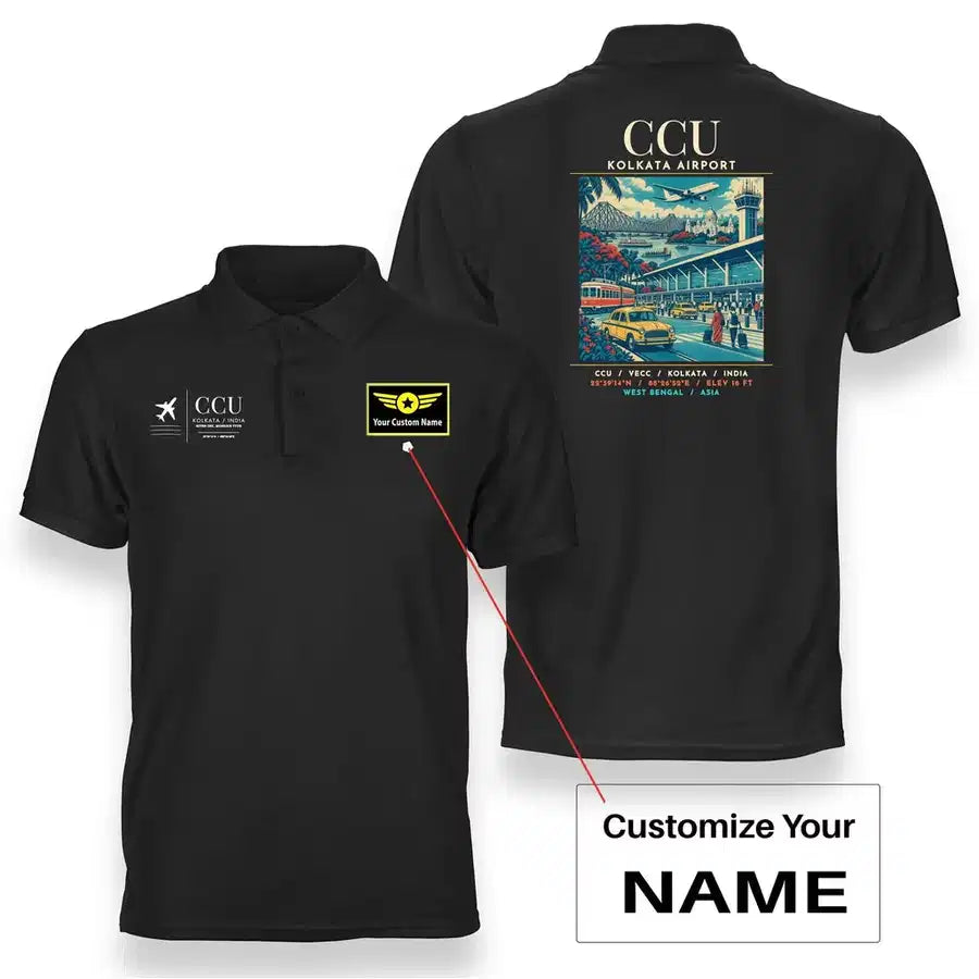 CCU - Poster - Double-Side Polo - Black + Name