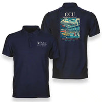 Thumbnail for CCU - Poster - Double-Side Polo - Navy Blue