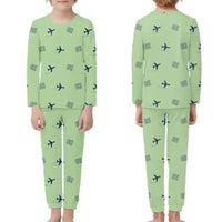 Thumbnail for Mae Fah Luang Chiang Rai International Airport (CEI) Pajamas - Children Pajamas - Light Green